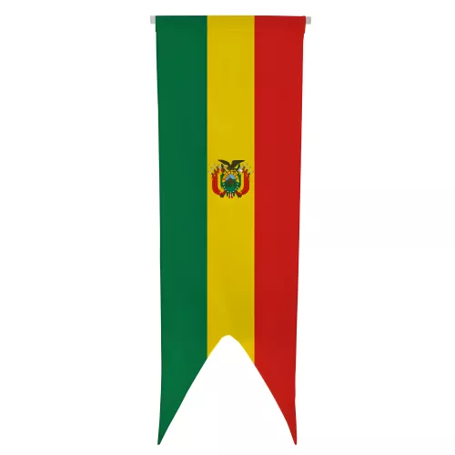 Oriflamme de la Bolivie en maille polyester