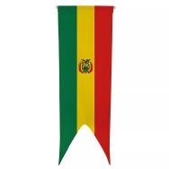 Oriflamme de la Bolivie en maille polyester