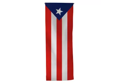 Oriflamme Porto Rico en maille polyester avec traverse
