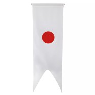 Oriflamme Japon en maille polyester avec traverse