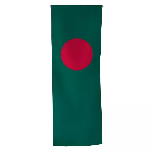 Oriflamme Bangladesh en maille polyester avec traverse