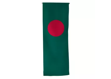 Oriflamme Bangladesh en maille polyester avec traverse
