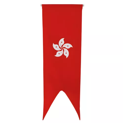 Oriflamme Hong Kong en maille polyester avec traverse