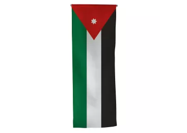 Oriflamme Jordanie en maille polyester avec traverse