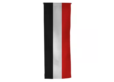 Oriflamme Yémen en maille polyester avec traverse