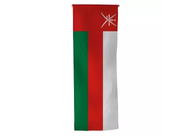 Oriflamme Oman en maille polyester avec traverse