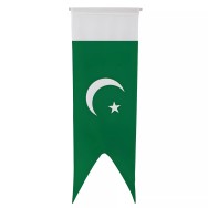 Oriflamme Pakistan en maille polyester avec traverse