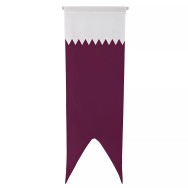 Oriflamme Qatar en maille polyester avec traverse