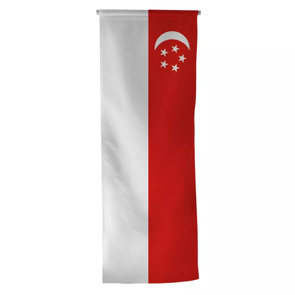 Oriflamme Singapour en maille polyester 115 g/m² Oriflamme Singapour en maille polyester 115 g/m²