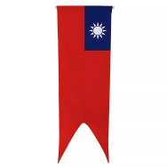 Oriflamme Taïwan en maille polyester avec traverse