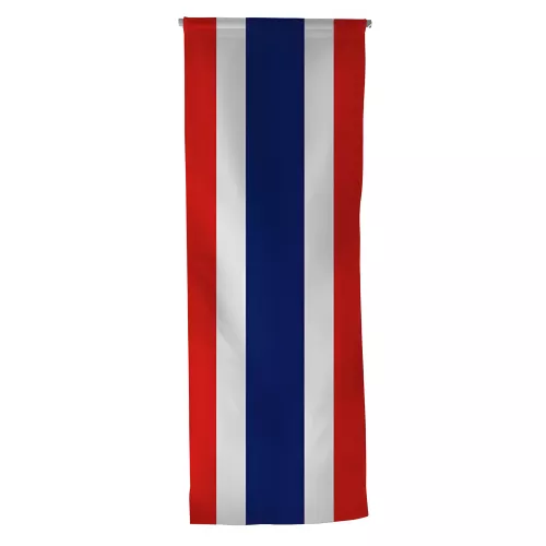 Oriflamme Thaïlande en maille polyester avec traverse