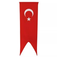 Oriflamme Turquie en maille polyester avec traverse