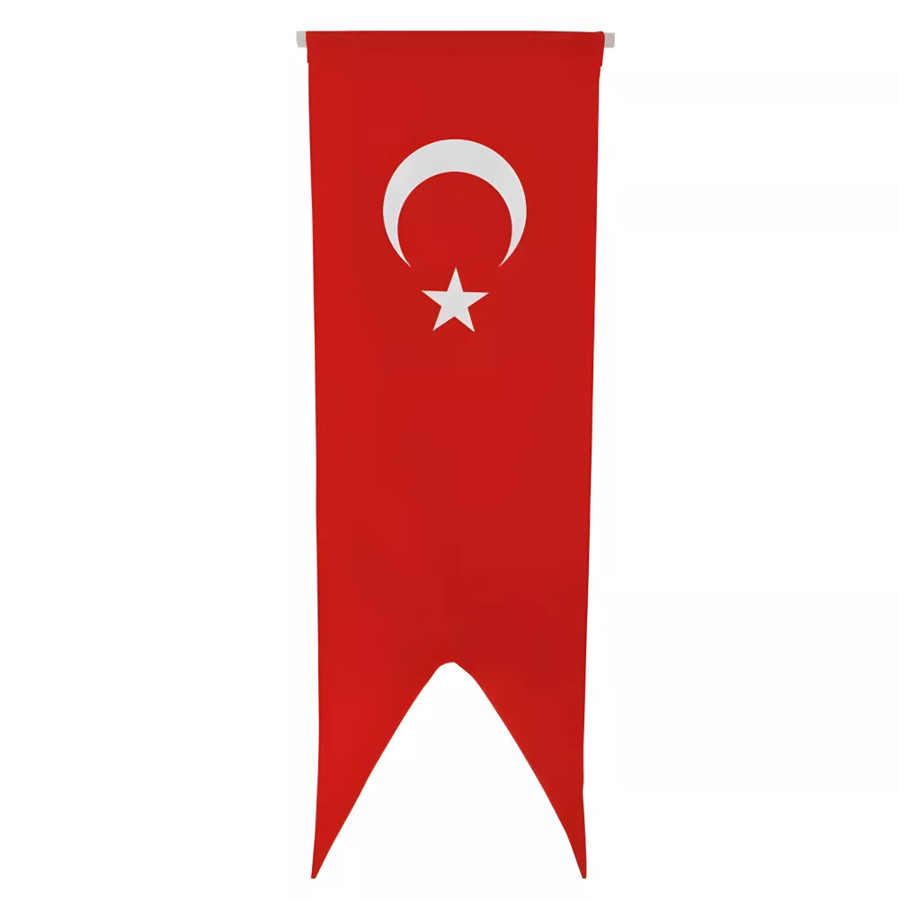 Oriflamme Turquie en maille polyester avec traverse