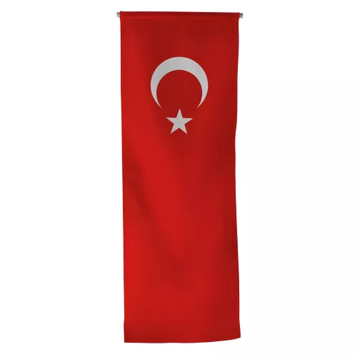 Oriflamme Turquie en maille polyester avec traverse