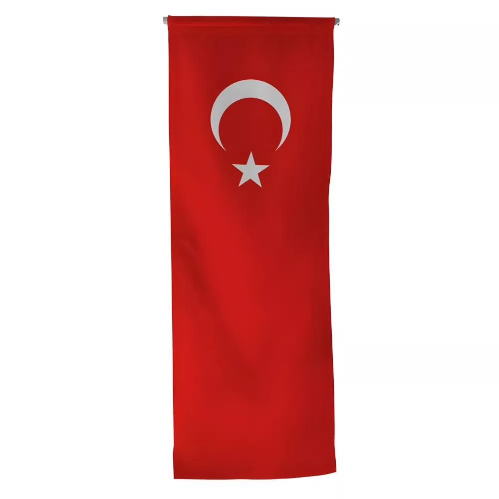Oriflamme Turquie en maille polyester avec traverse