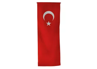 Oriflamme Turquie en maille polyester avec traverse