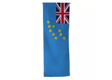 Oriflamme Tuvalu en maille polyester avec traverse