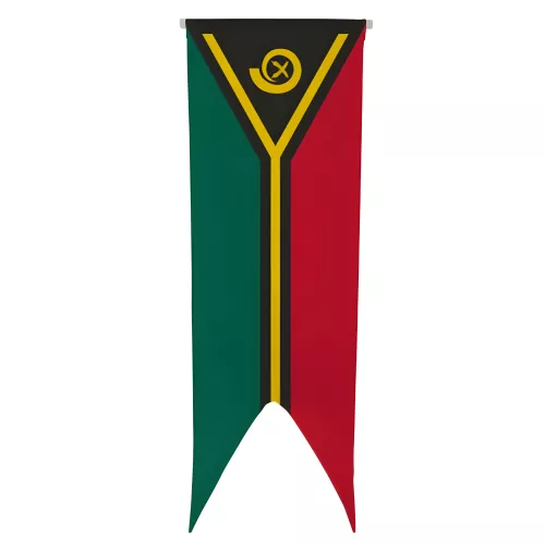 Oriflamme Vanuatu en maille polyester avec traverse bois