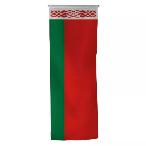 Oriflamme Biélorussie en maille polyester 115 gr/m²
