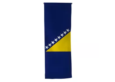 Oriflamme Bosnie-Herzégovine en maille polyester