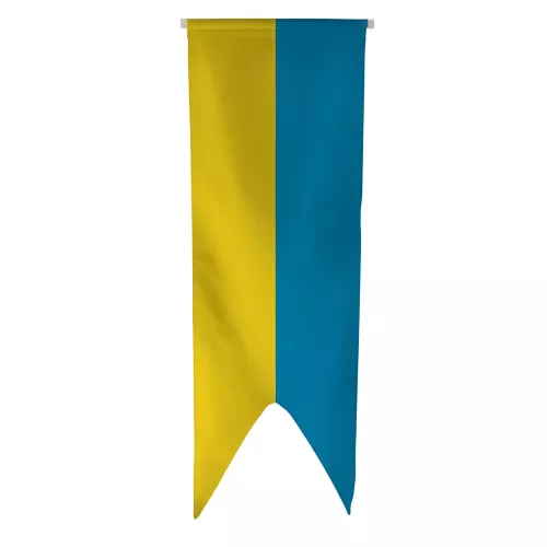 Oriflamme Ukraine en maille polyester 115 g/m²