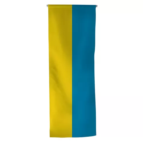 Oriflamme Ukraine en maille polyester 115 g/m²