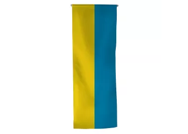 Oriflamme Ukraine en maille polyester 115 g/m²
