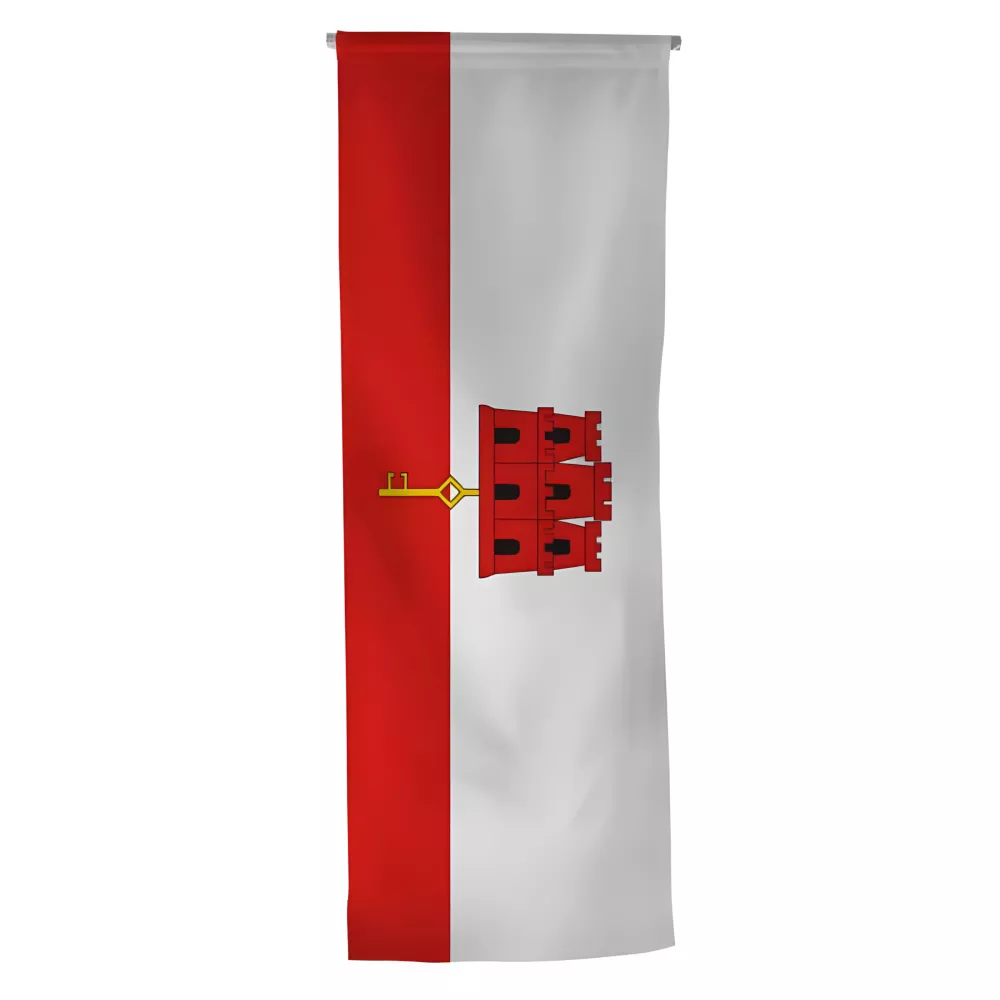 Oriflamme Gibraltar en maille polyester grand vent Oriflamme Gibraltar en maille polyester grand vent