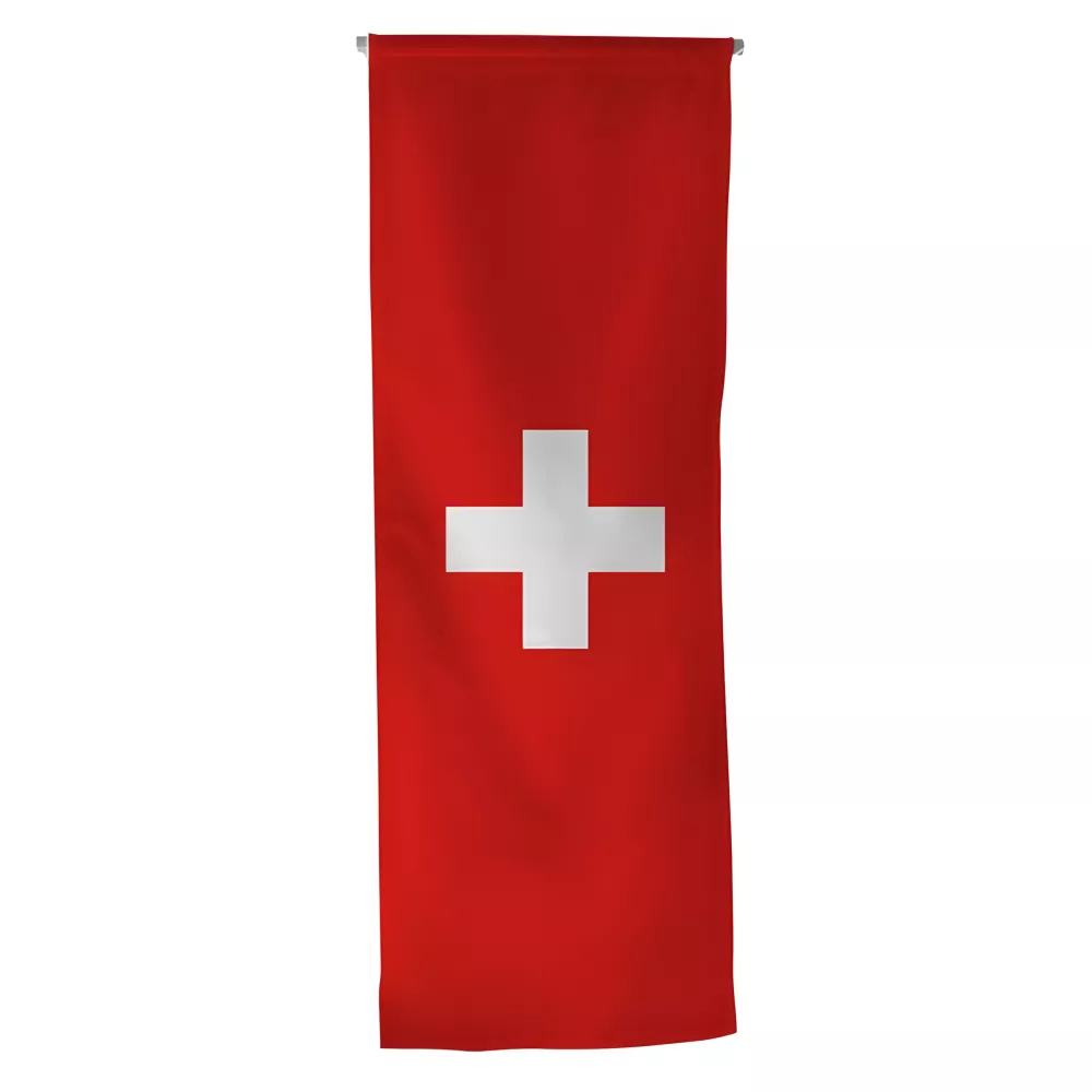 Oriflamme Suisse en maille polyester 115 g/m² Oriflamme Suisse en maille polyester 115 g/m²