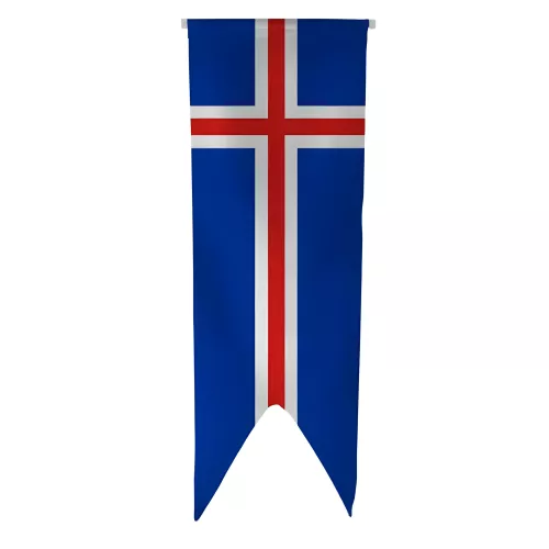 Oriflamme Islande en maille polyester grand vent