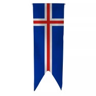 Oriflamme Islande en maille polyester grand vent