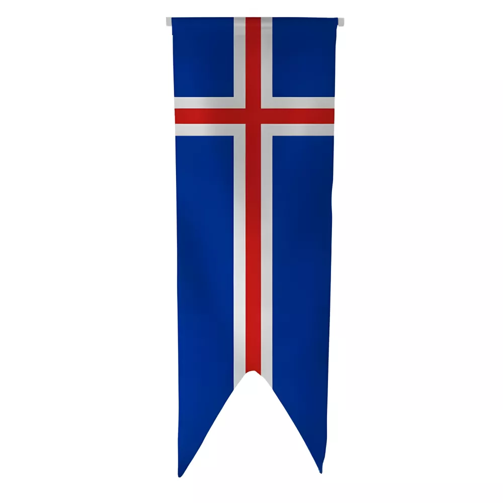 Oriflamme Islande en maille polyester grand vent