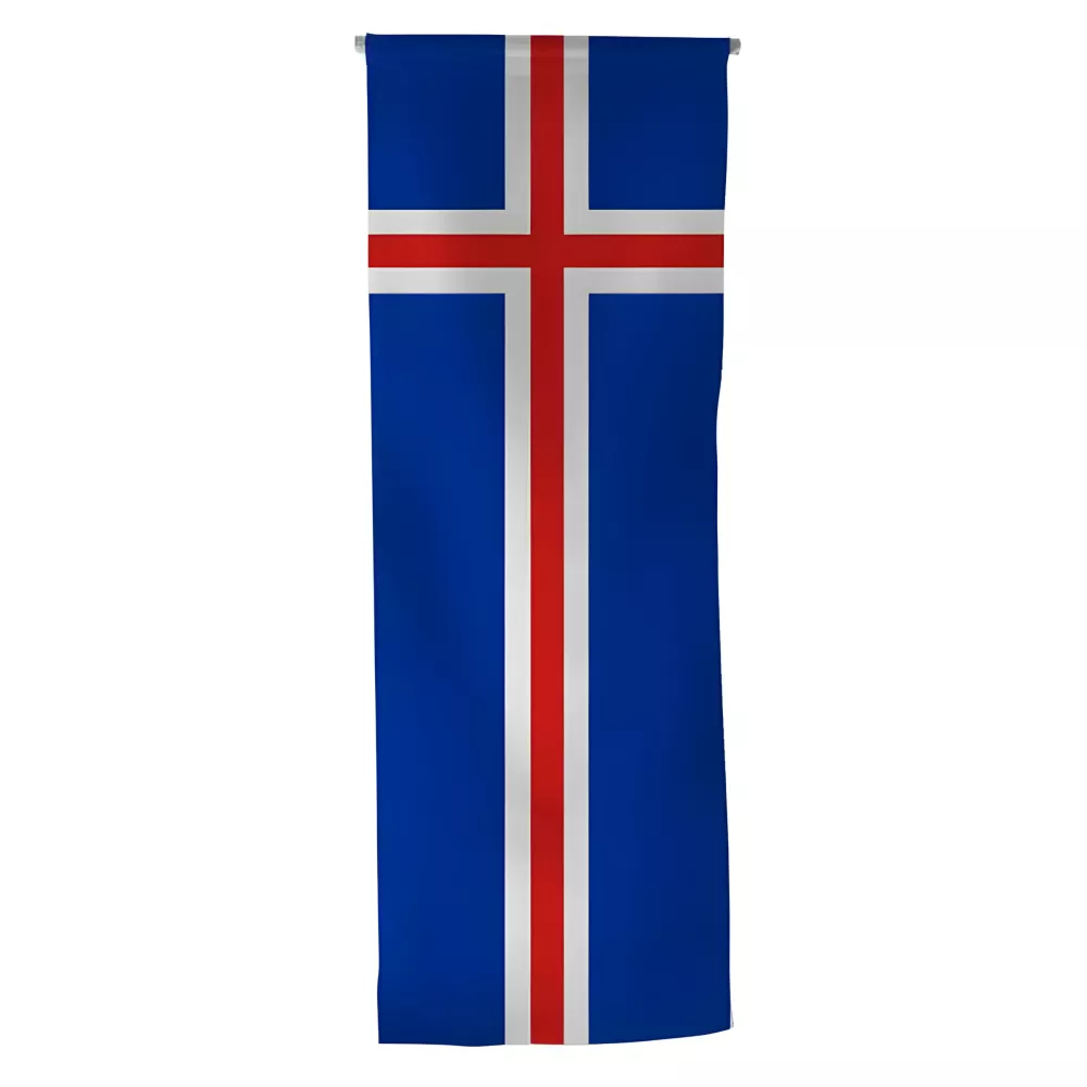 Oriflamme Islande en maille polyester grand vent Oriflamme Islande en maille polyester grand vent