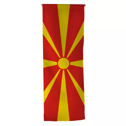Oriflamme Macédoine en maille polyester grand vent
