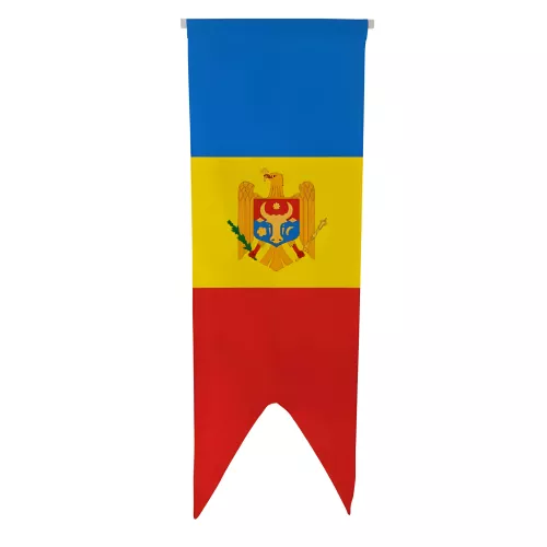 Oriflamme Moldavie en maille polyester grand vent