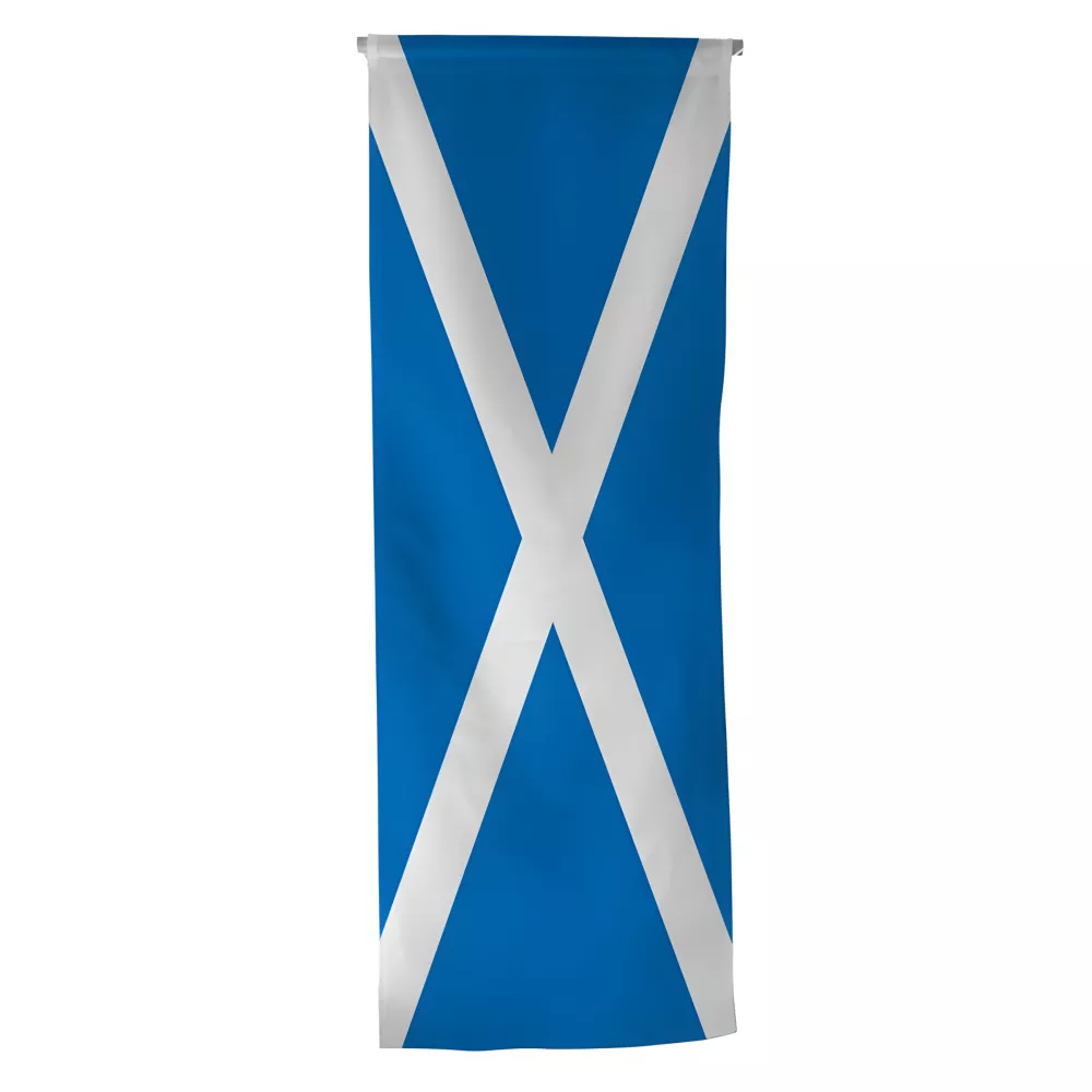 Oriflamme de l'Ecosse en maille polyester grand vent Oriflamme de l'Ecosse en maille polyester grand vent