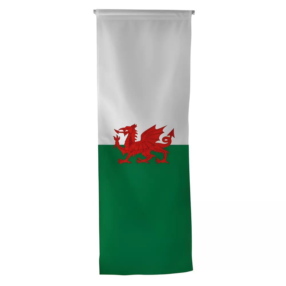 Oriflamme du Pays de Galles en polyester Oriflamme du Pays de Galles en polyester