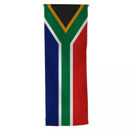 Oriflamme Afrique du Sud en maille polyester