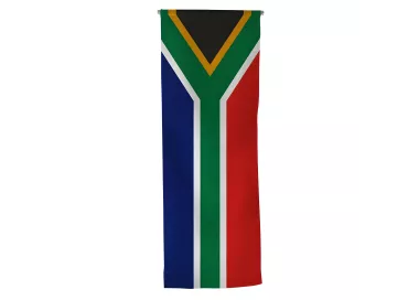 Oriflamme Afrique du Sud en maille polyester