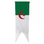 Oriflamme Algérie en maille polyester avec traverse