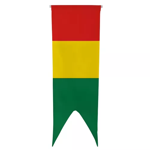 Oriflamme Guinée en maille polyester avec traverse