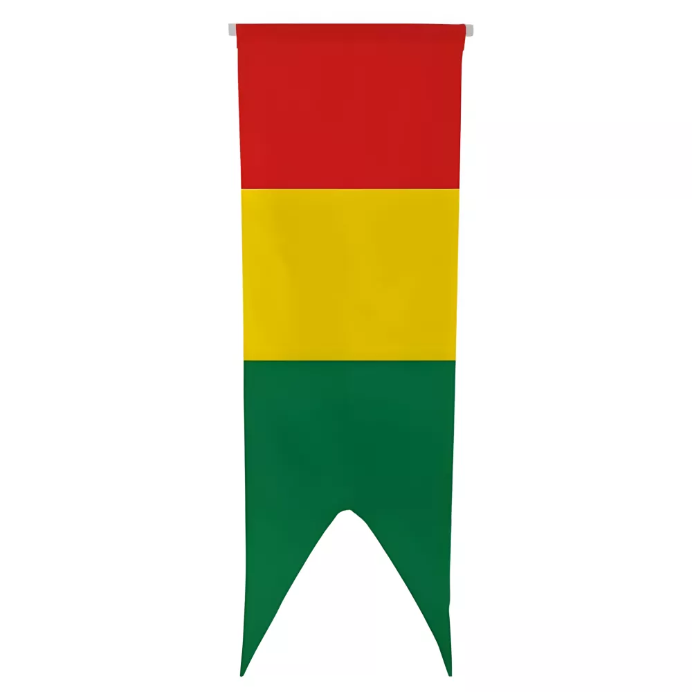 Oriflamme Guinée en maille polyester avec traverse