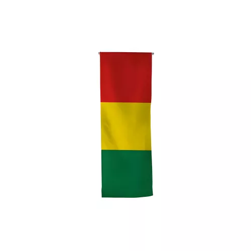 Oriflamme Guinée en maille polyester avec traverse