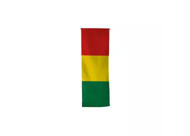 Oriflamme Guinée en maille polyester avec traverse