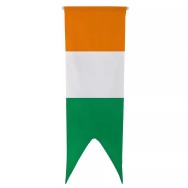 Oriflamme Côte d'Ivoire en maille polyester avec traverse