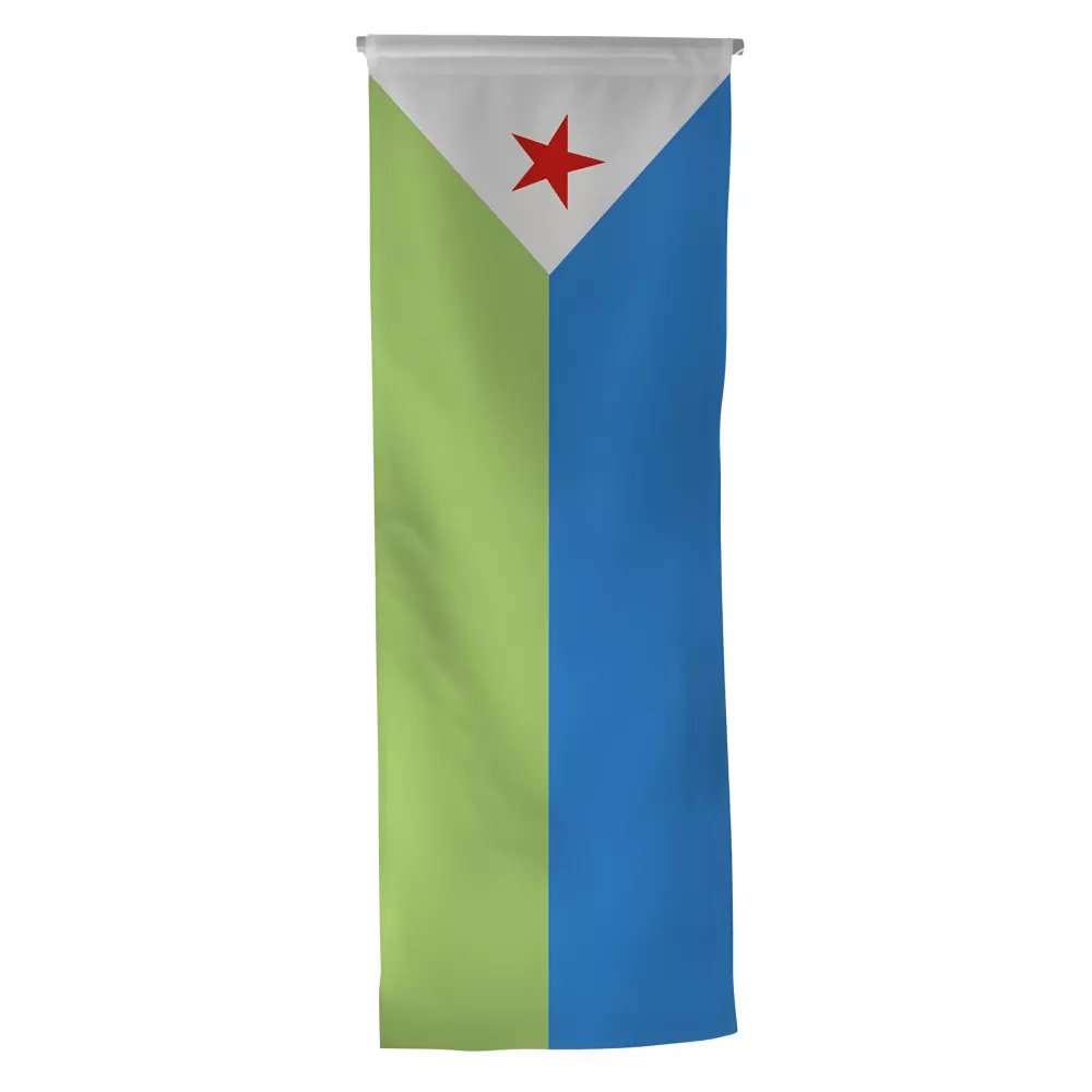 Oriflamme Djibouti en maille polyester 115 g/m² Oriflamme Djibouti en maille polyester 115 g/m²