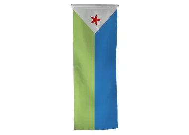 Oriflamme Djibouti en maille polyester 115 g/m²