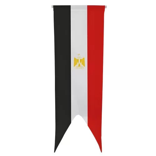 Oriflamme Egypte en maille polyester avec traverse