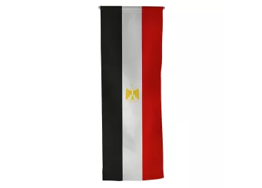 Oriflamme Egypte en maille polyester avec traverse