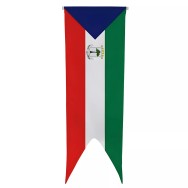 Oriflamme Guinée Équatoriale en maille polyester prête à poser